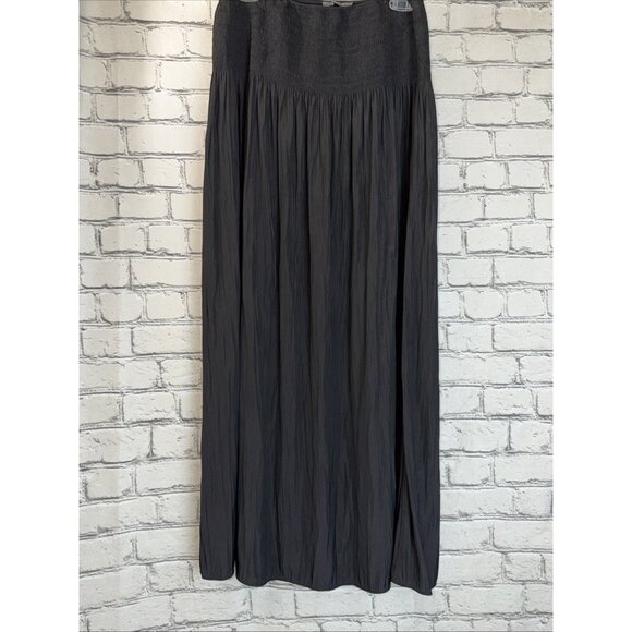 Daisy Fuentes Strapless Black Dress Size XL Bandeau Tube Beachy Sundress Classic - Picture 2 of 6